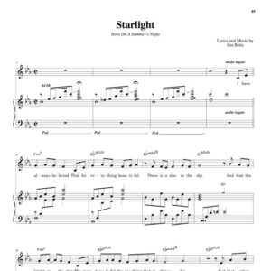 "Starlight" Piano/Vocal pdf - from On A Summer's Night/Oberon - Digital Download