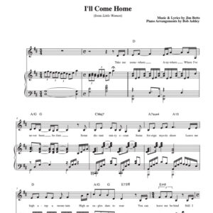 "I'll Come Home" Piano/Vocal pdf - from Little Women - Digital Download